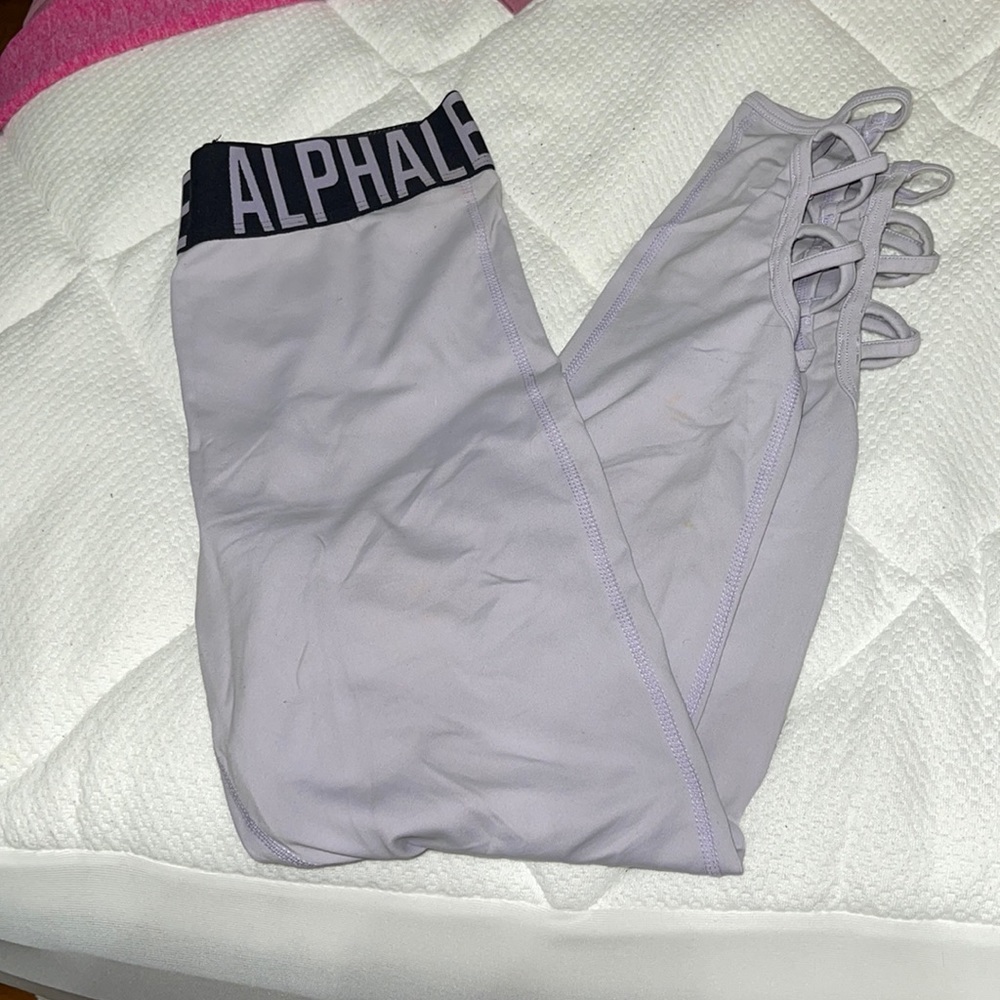 Alphalete lilac purple leggings